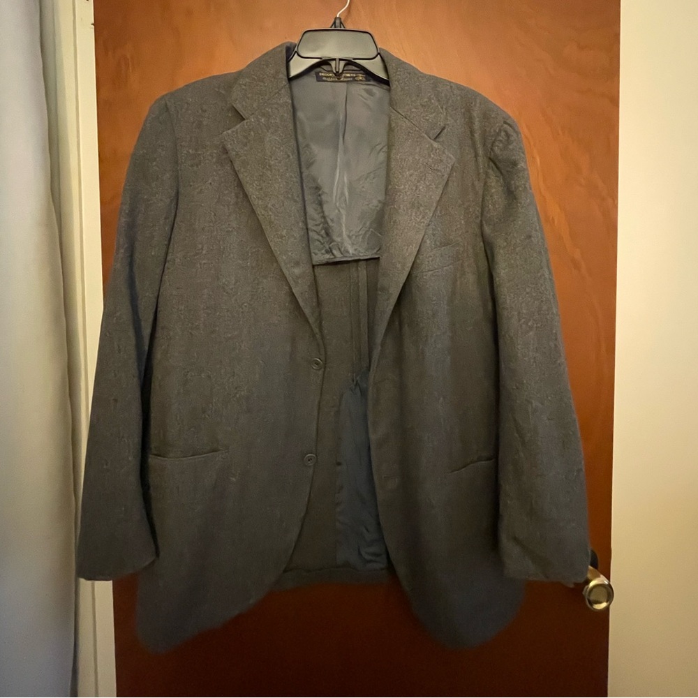 Brooks Brothers Gray Wool Blazer